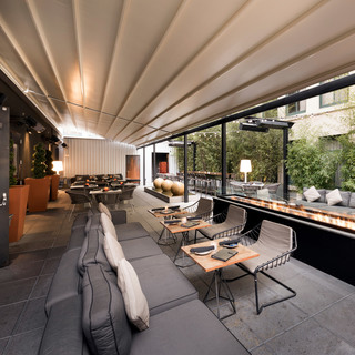 Angel's Share Patio at Hotel Zelos